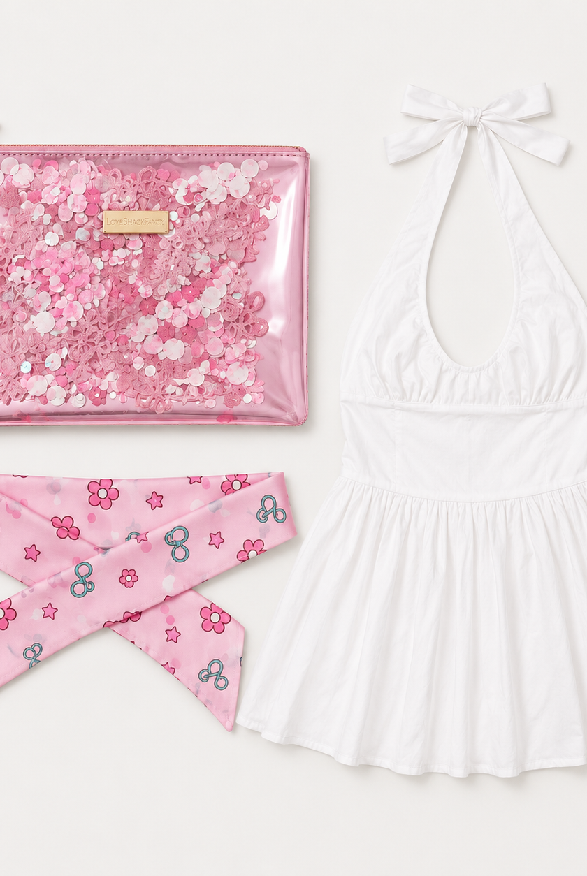 Soft Girl Summer Outfit | Frankies Bikinis & Barbie Style