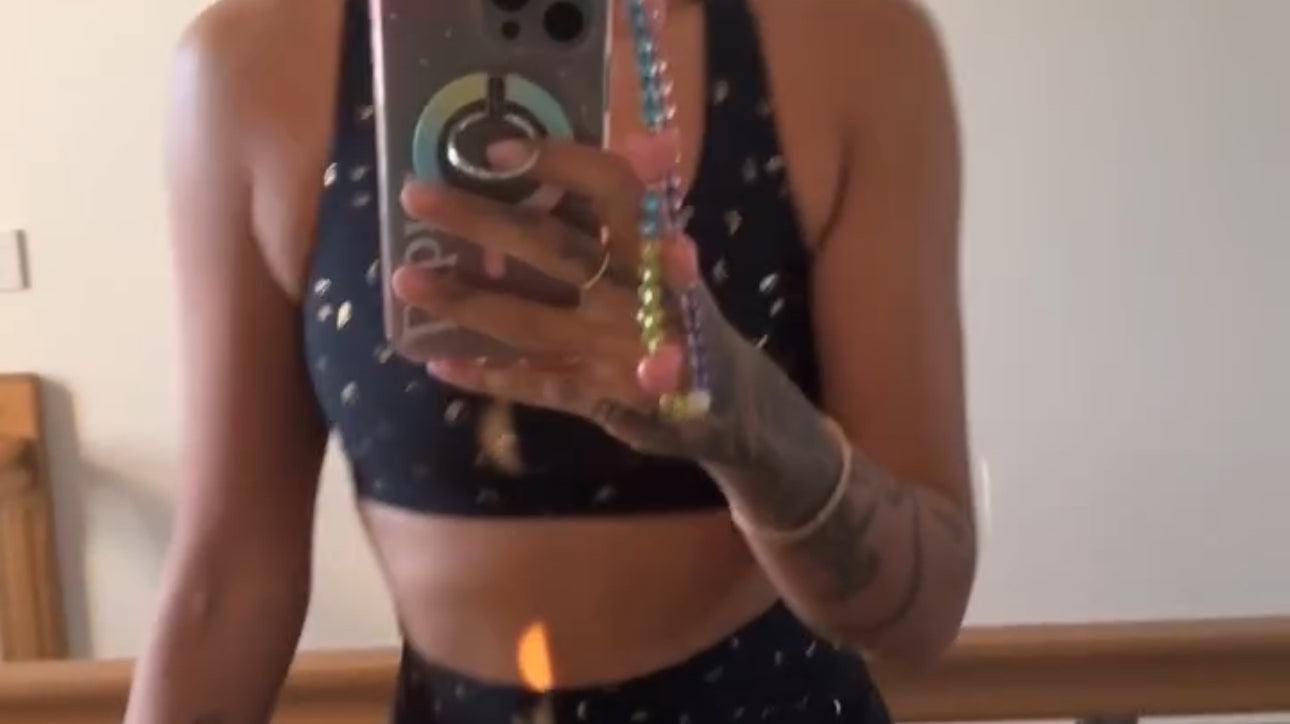 Spiritual Gangster Studio Dream Tech Sports Bra as seen on Malin Andersson