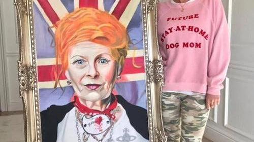 Denise Van Outen wears Wildfox - Spoiled Brat