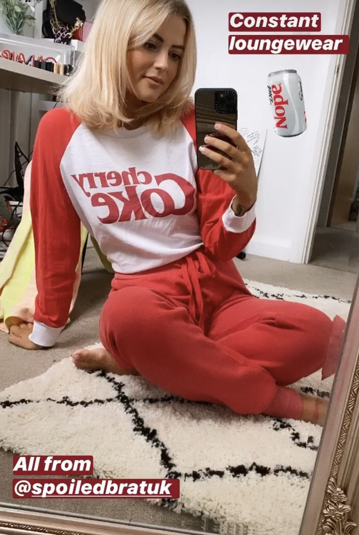 Lucy Fallon wears Wildfox - Spoiled Brat