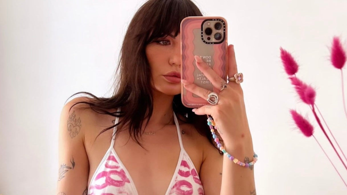 Sarah Louise Thomas in Frankies Bikinis x Sydney Sweeney