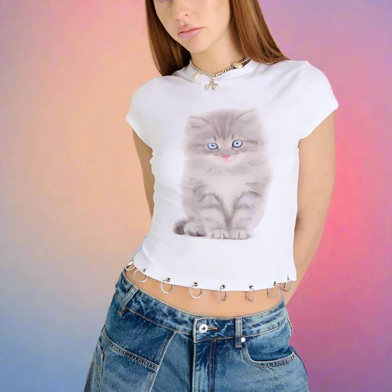 Y2K Baby Tees | Retro Crop Tops & 2000s Graphic Tees UK | Spoiled Brat