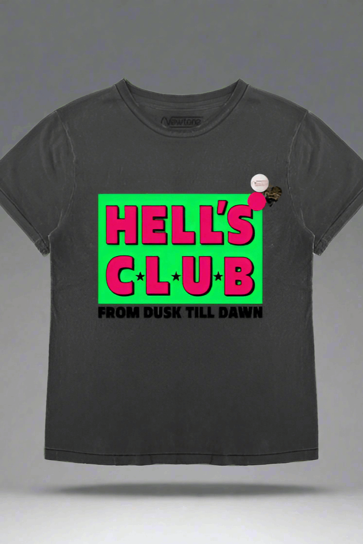 Newtone Hells Club Starlight Dawn T-shirt T-Shirt by Newtone as seen on celebrities