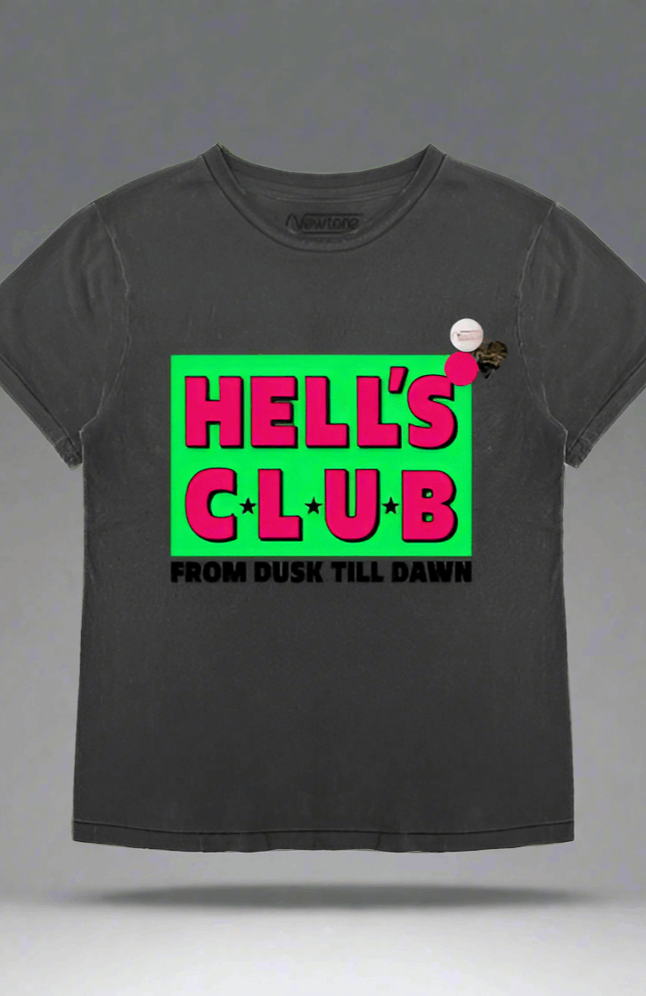 Newtone Hells Club Starlight Dawn T-shirt T-Shirt by Newtone as seen on celebrities