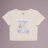 Samii Ryan x Smileyworld® Good Days Baby Tee T-Shirt by Samii Ryan as seen on celebrities