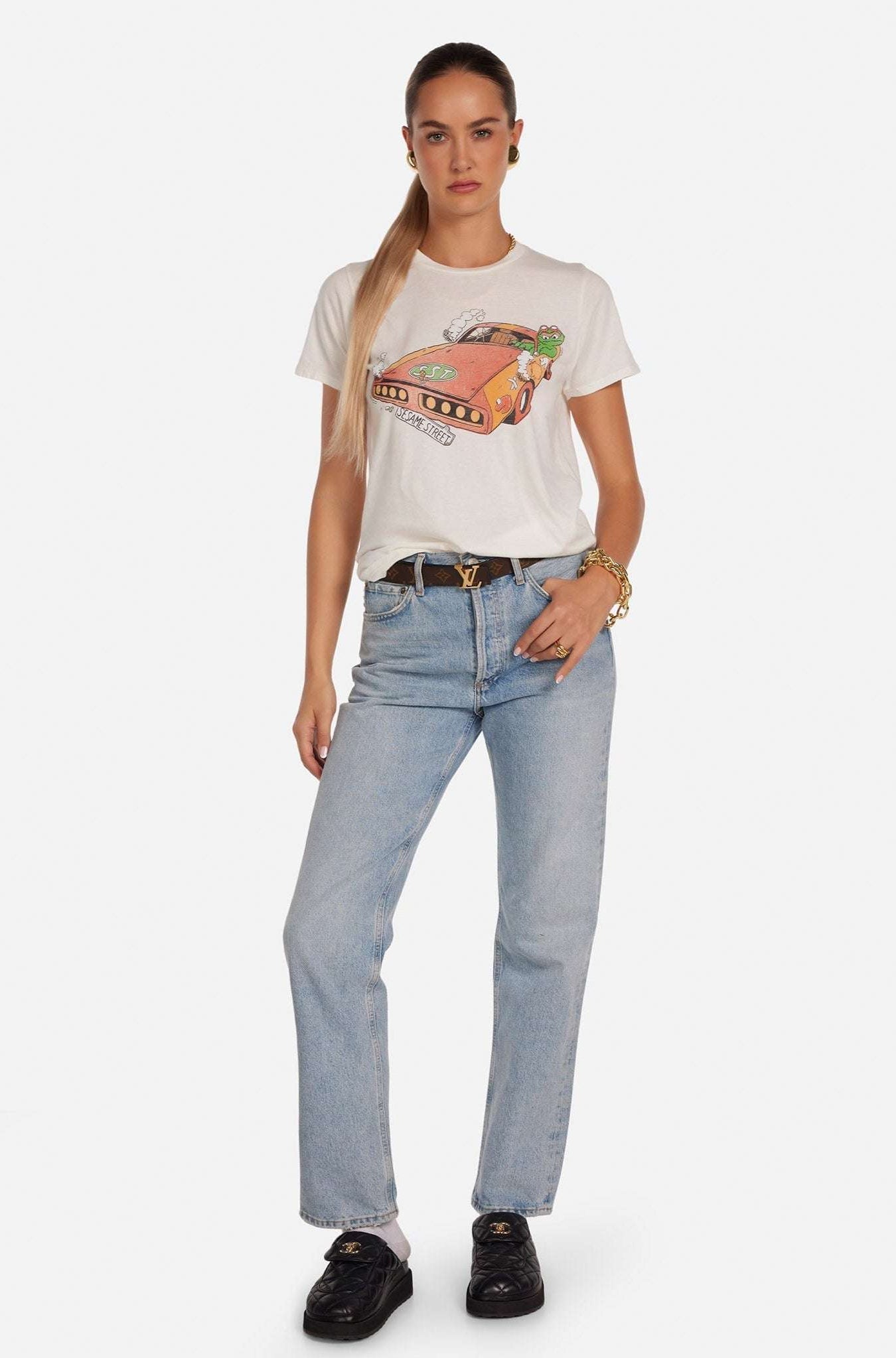 Lauren Moshi Croft The Grouch Racing T-Shirt T-Shirt by Lauren Moshi as seen on celebrities