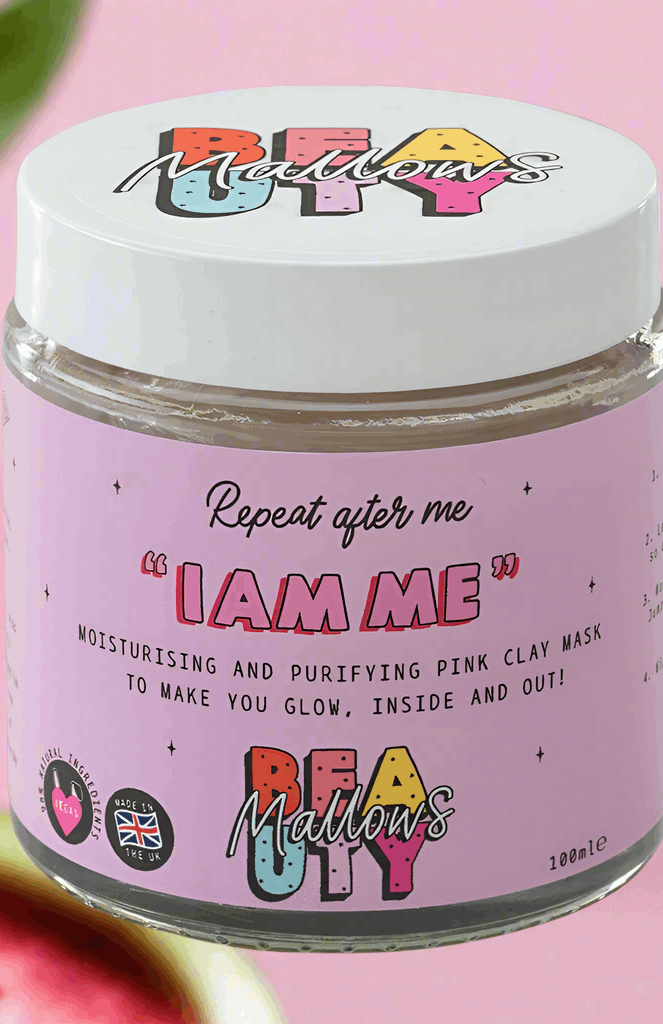 Mallows Beauty Watermelon Pink Clay Face Mask Beauty Kit by Mallows Beauty as seen on celebrities