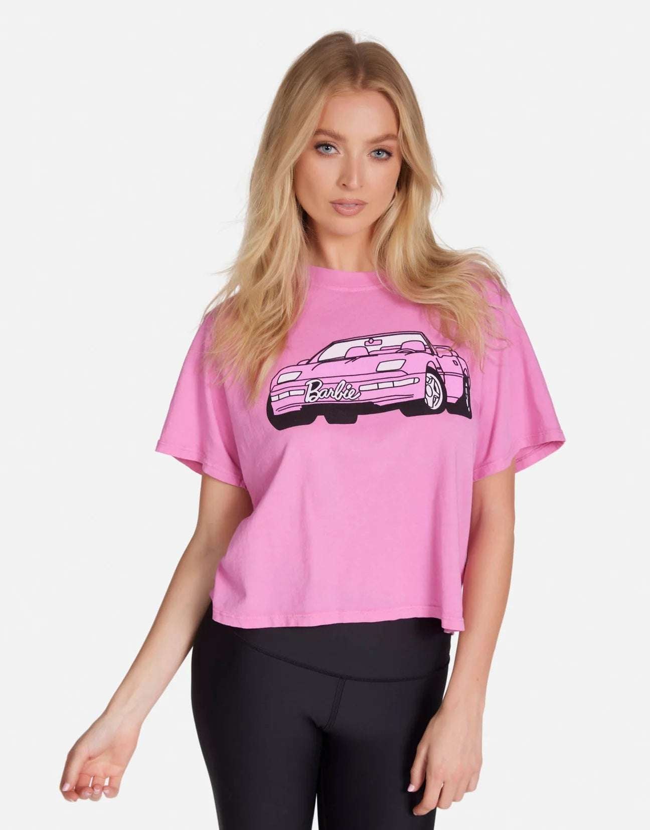 Lauren Moshi Rue Barbie Convertible Crop T-Shirt T-Shirt by Lauren Moshi as seen on celebrities