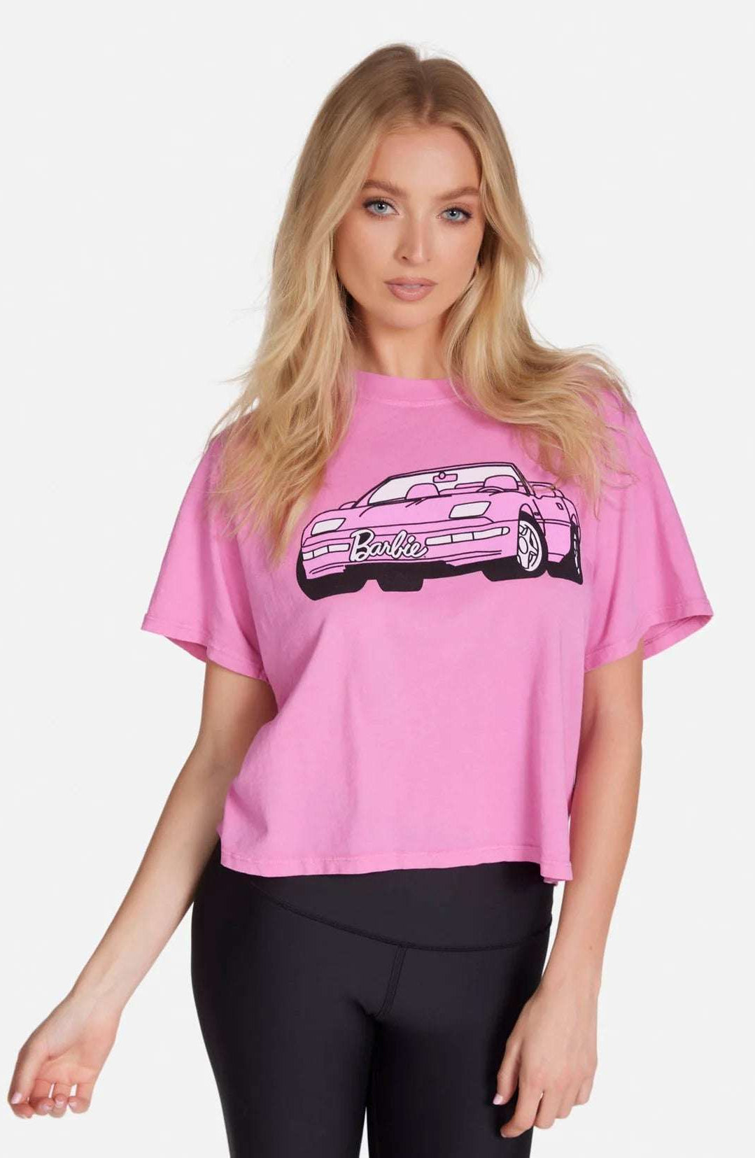 Lauren Moshi Rue Barbie Convertible Crop T-Shirt T-Shirt by Lauren Moshi as seen on celebrities