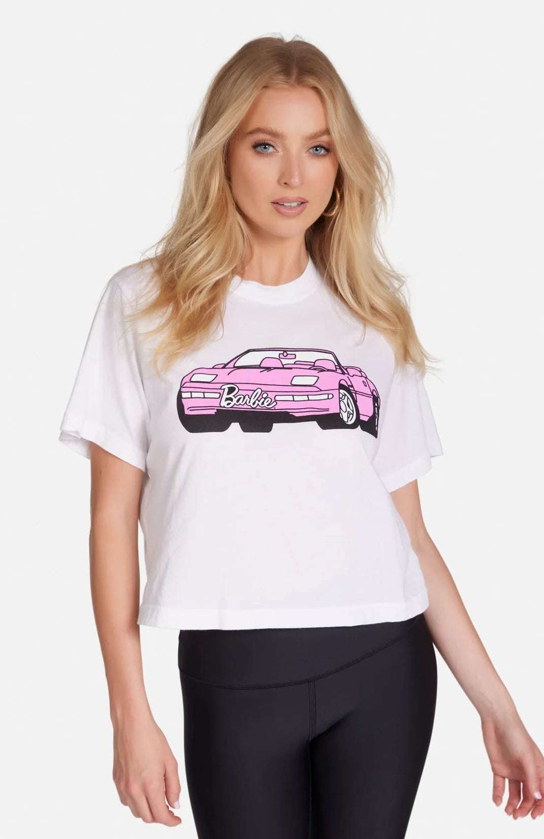 Lauren Moshi Rue Barbie Convertible Crop T-Shirt T-Shirt by Lauren Moshi as seen on celebrities