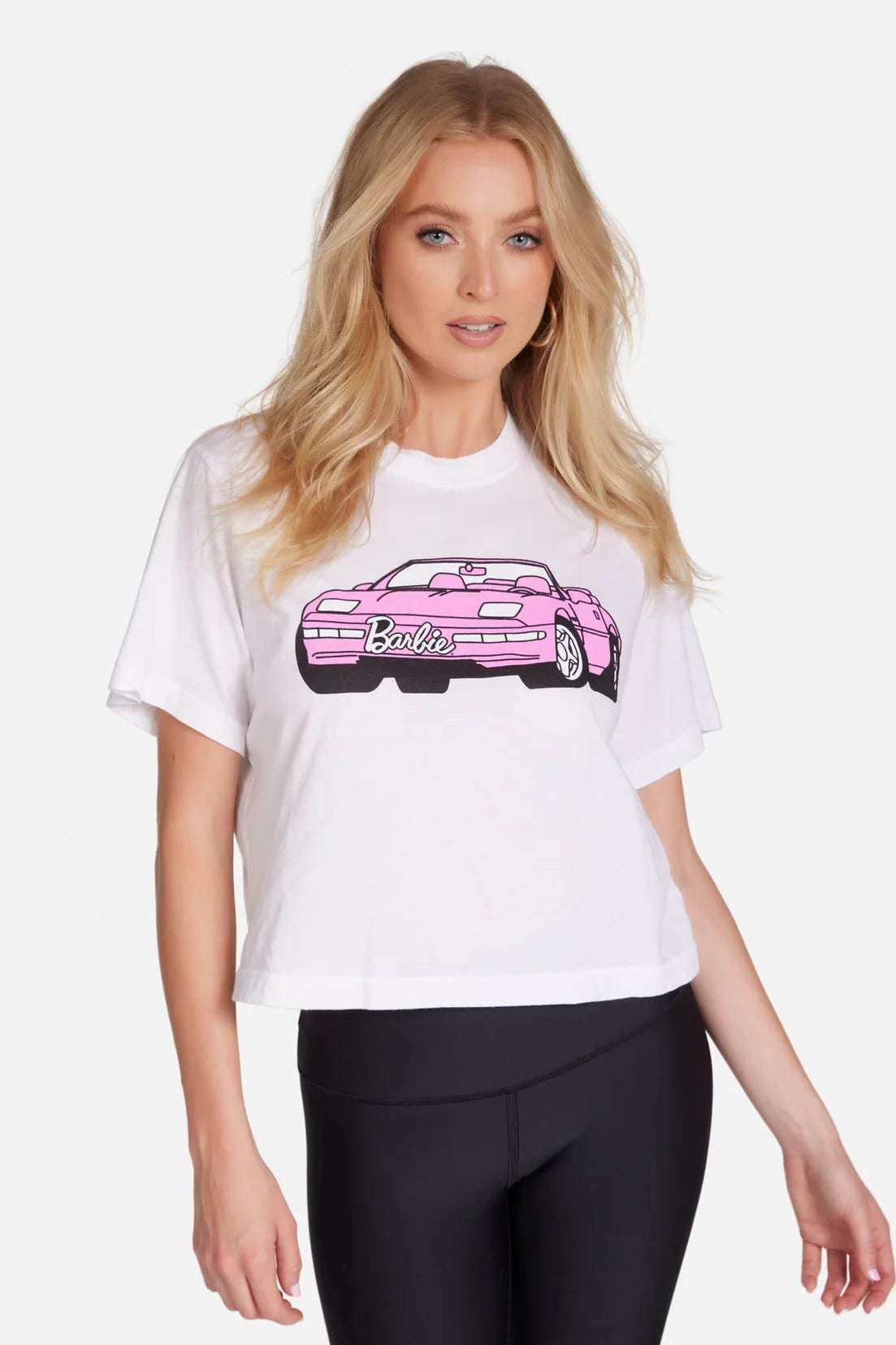 Lauren Moshi Rue Barbie Convertible Crop T-Shirt T-Shirt by Lauren Moshi as seen on celebrities