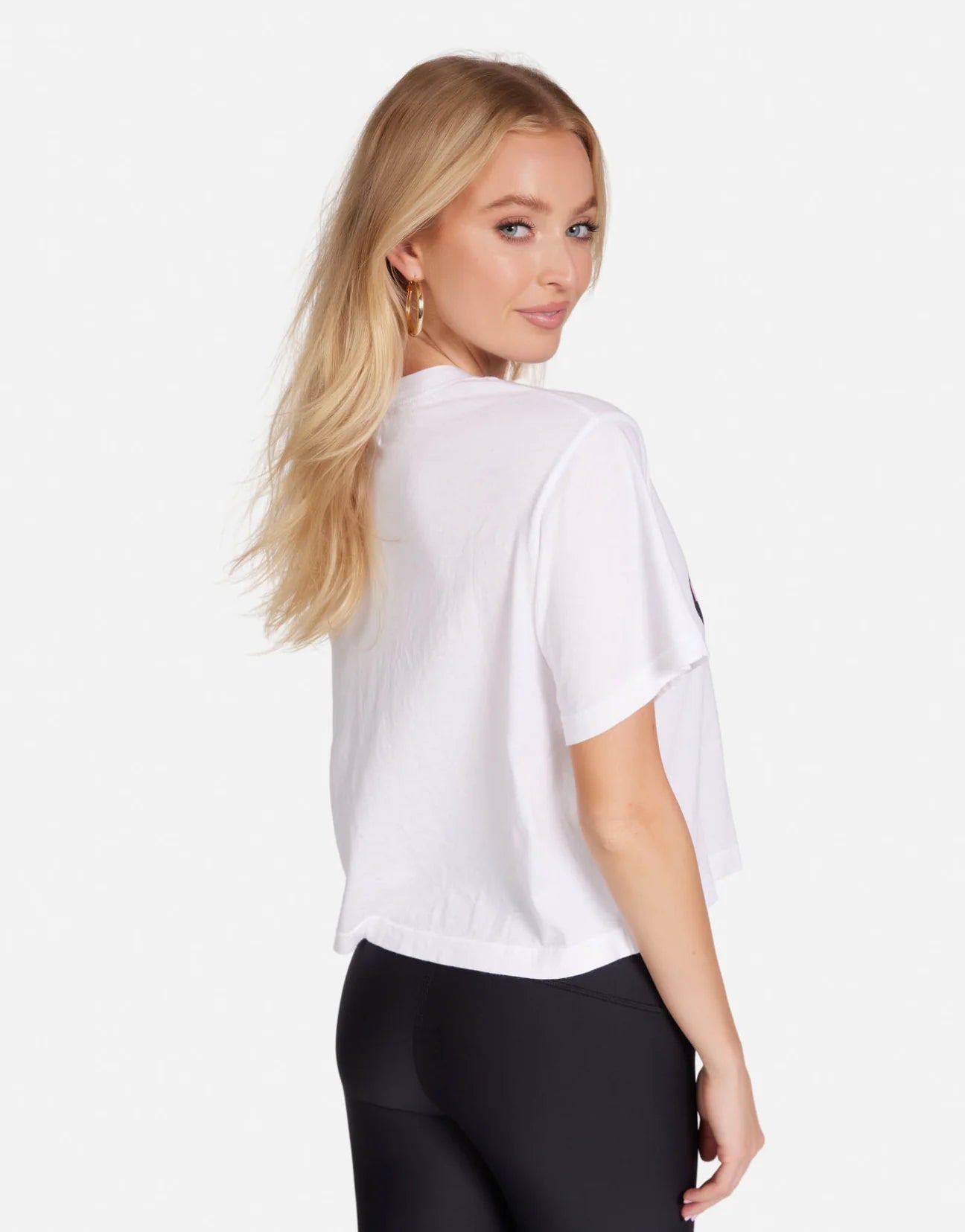 Lauren Moshi Rue Barbie Convertible Crop T-Shirt T-Shirt by Lauren Moshi as seen on celebrities