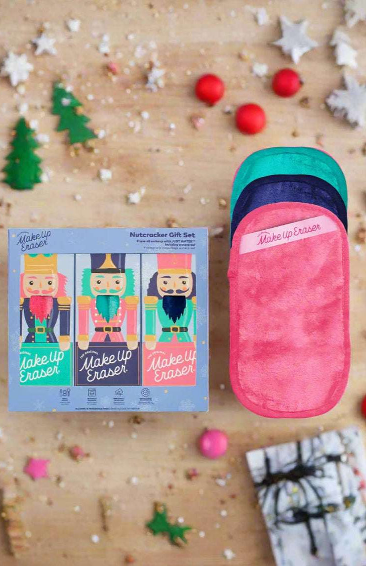 Makeup Eraser Nutcracker 3pc Mini PRO Holiday Set Beauty Product by Makeup Eraser as seen on celebrities