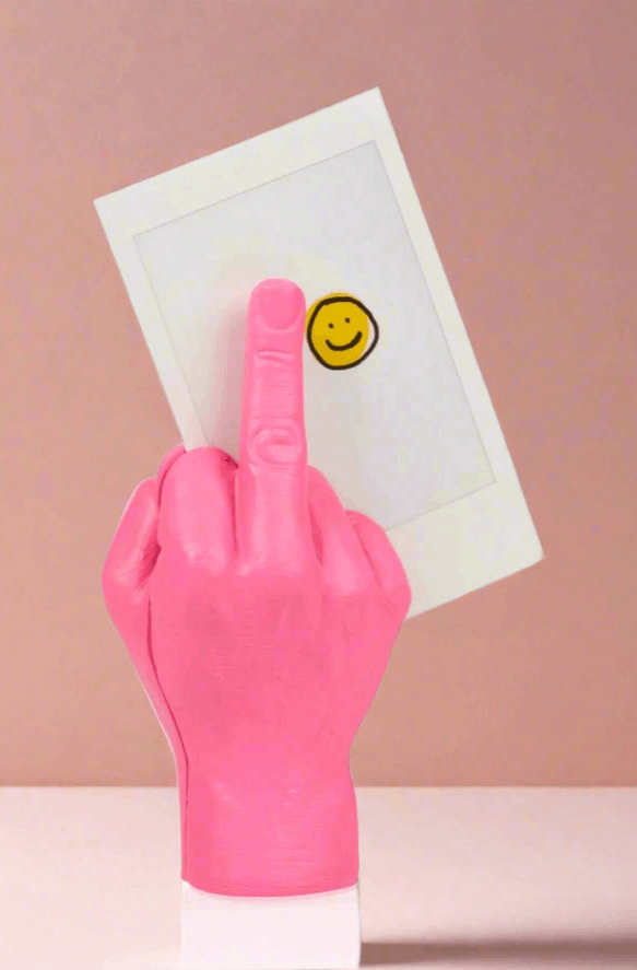 Bitten Design The Finger Magnetic Photo Holder Planter by Bitten as seen on celebrities