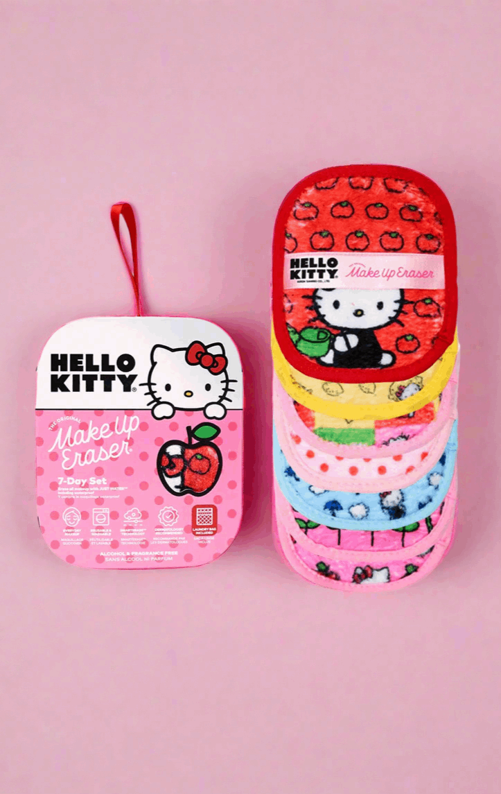 Makeup Eraser Hello Kitty 7-Day Classic Set Beauty Product by Makeup Eraser as seen on celebrities
