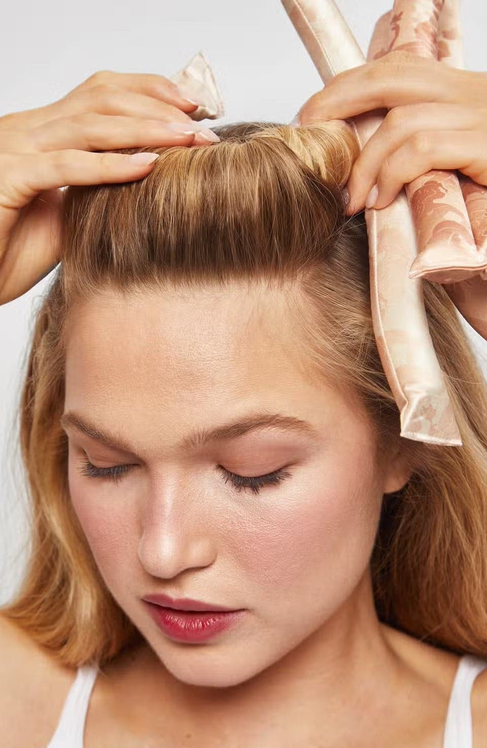 Disney X Kitsch Flexi Hair Rods in Princess Party Hair by Kitsch as seen on celebrities