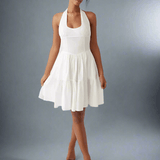 Frankies Bikinis Tulsa Halter Midi Dress as seen on Malin Andersson Maxi Dress by Frankies Bikinis as seen on celebrities