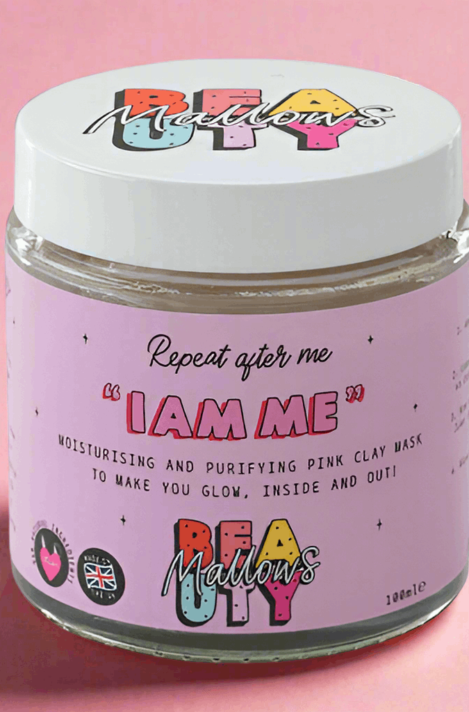 Mallows Beauty Hyaluronic Acid Pink Clay Face Mask Beauty Kit by Mallows Beauty as seen on celebrities