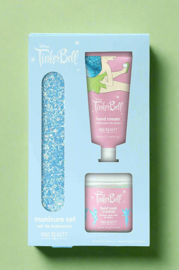 Disney Tinks Pixie Perfection Manicure Set Nail Art by Mad Beauty as seen on celebrities