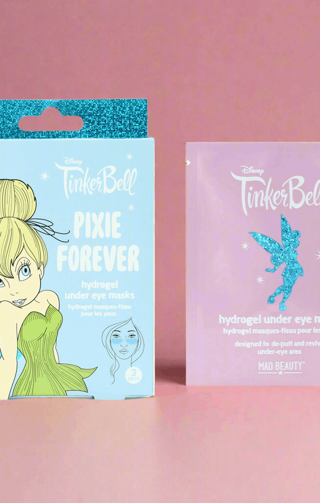 Disney TinkerBell Pixie Perfection Hydrogel Under Eye Patches Eye Pads by Mad Beauty as seen on celebrities