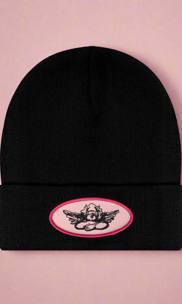 Boys Lie Black 1-800 Beanie Hat