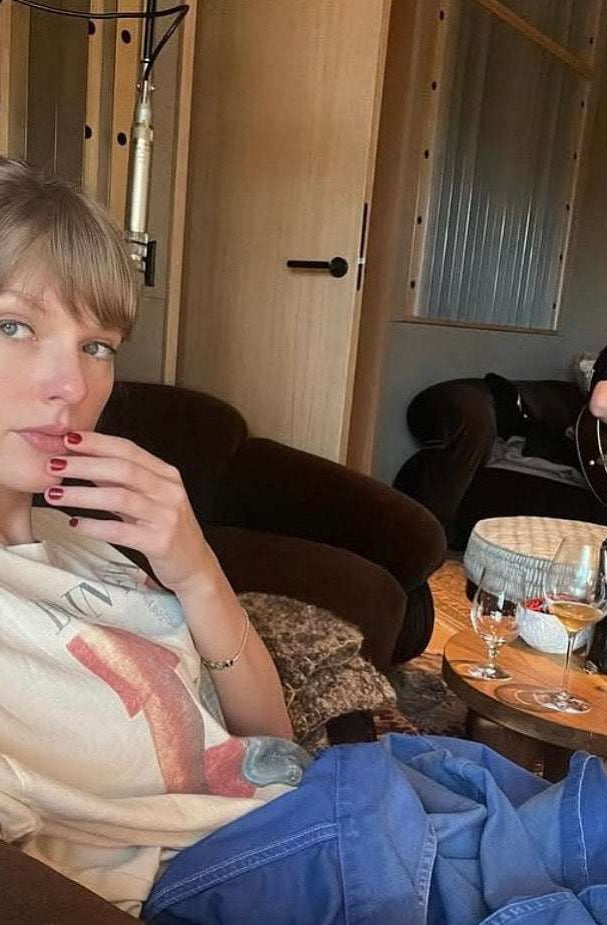 Daydreamer LA Bruce Springsteen Americana Off The Shoulder Tee as seen on Taylor Swift