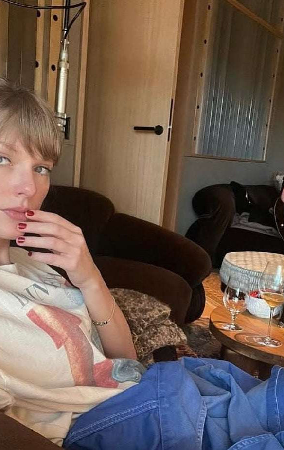 Daydreamer LA Bruce Springsteen Americana Off The Shoulder Tee as seen on Taylor Swift