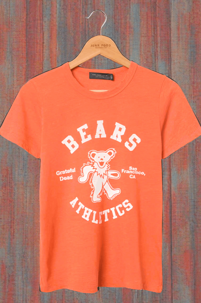 Junk Food Grateful Dead Bears Womens Tee T-Shirt by Junk Food as seen on celebrities