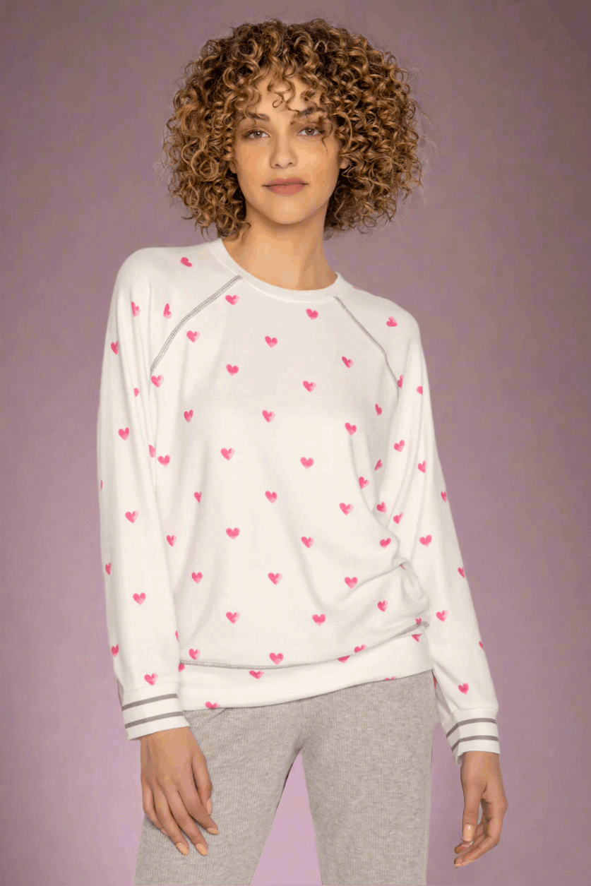 PJ Salvage Bright Stars & Brave Hearts PJ Top Sweater by PJ Salvage as seen on celebrities