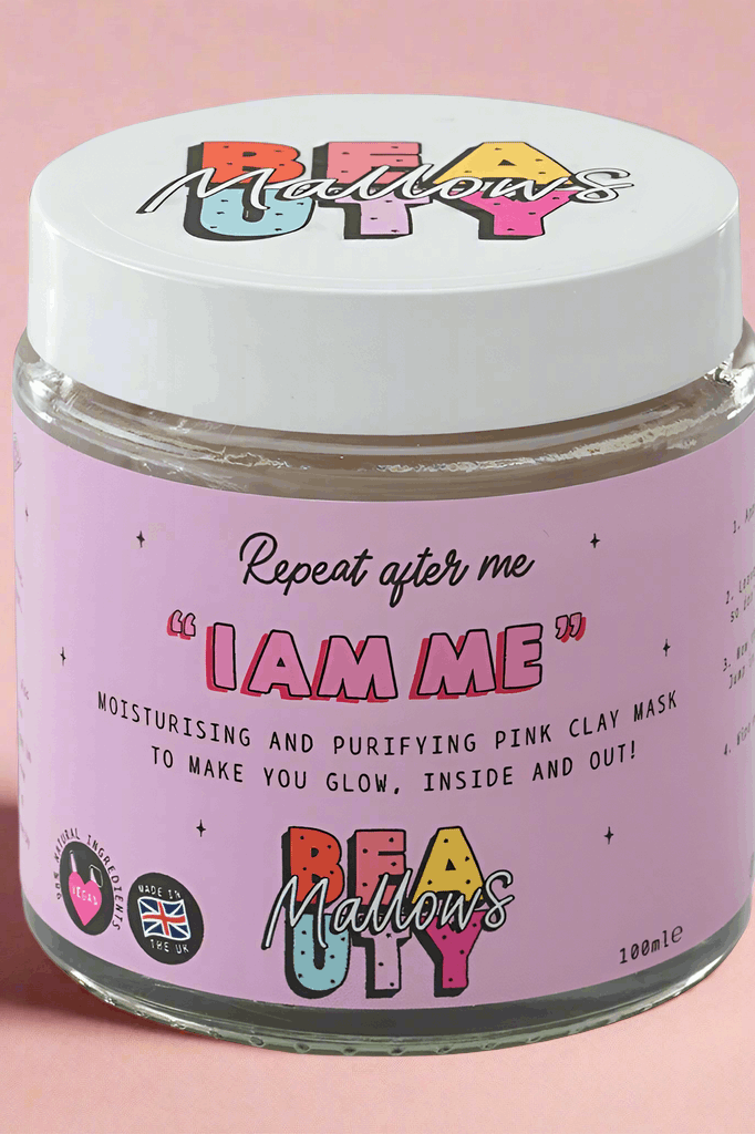 Mallows Beauty Watermelon Pink Clay Face Mask Beauty Kit by Mallows Beauty as seen on celebrities