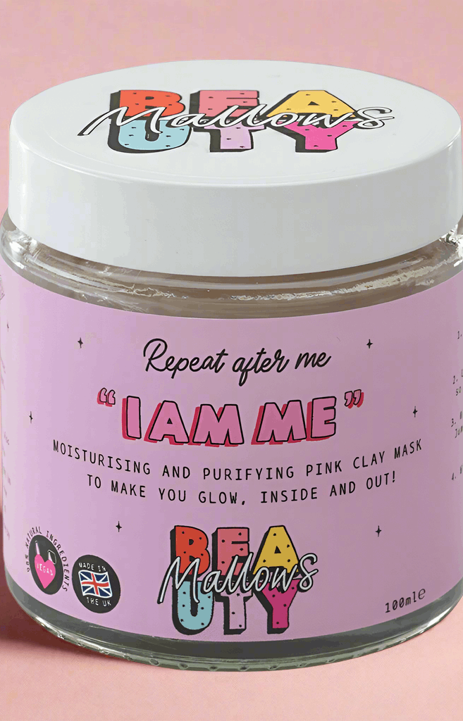 Mallows Beauty Watermelon Pink Clay Face Mask Beauty Kit by Mallows Beauty as seen on celebrities