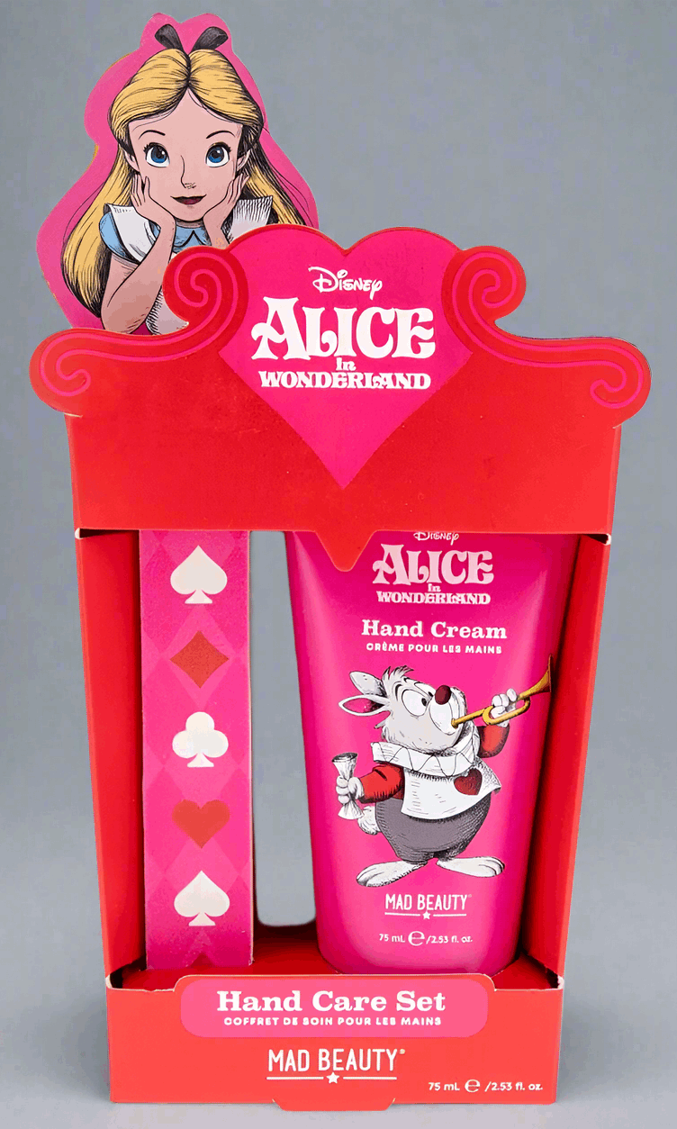 Alice in Wonderland Nail Care Duo Nail Art by Mad Beauty as seen on celebrities