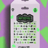 Warner Brothers Beetlejuice Nail Art Stickers Nail Polish by Mad Beauty as seen on celebrities