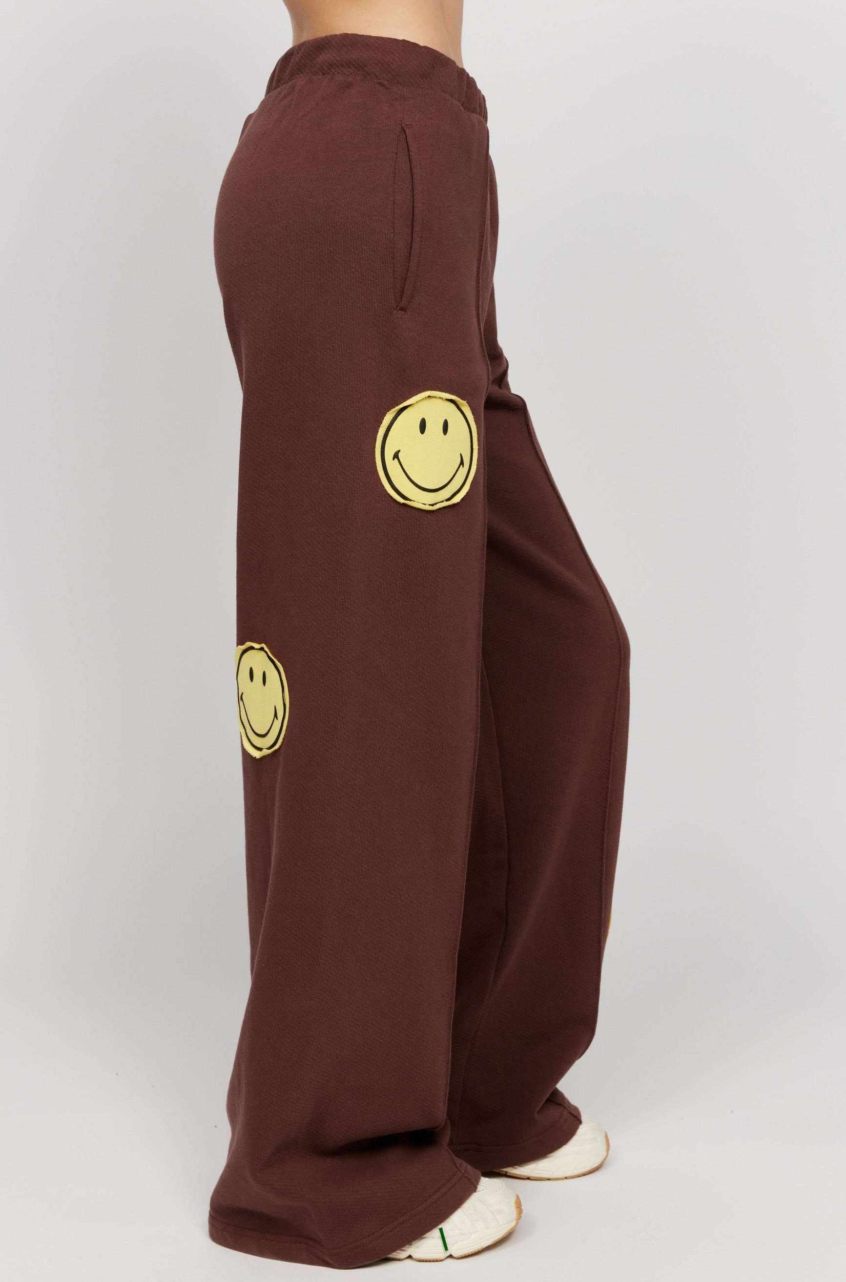 Samii Ryan Smiley® Straight Leg Jogger Pants Jogger Bottoms by Samii Ryan as seen on celebrities