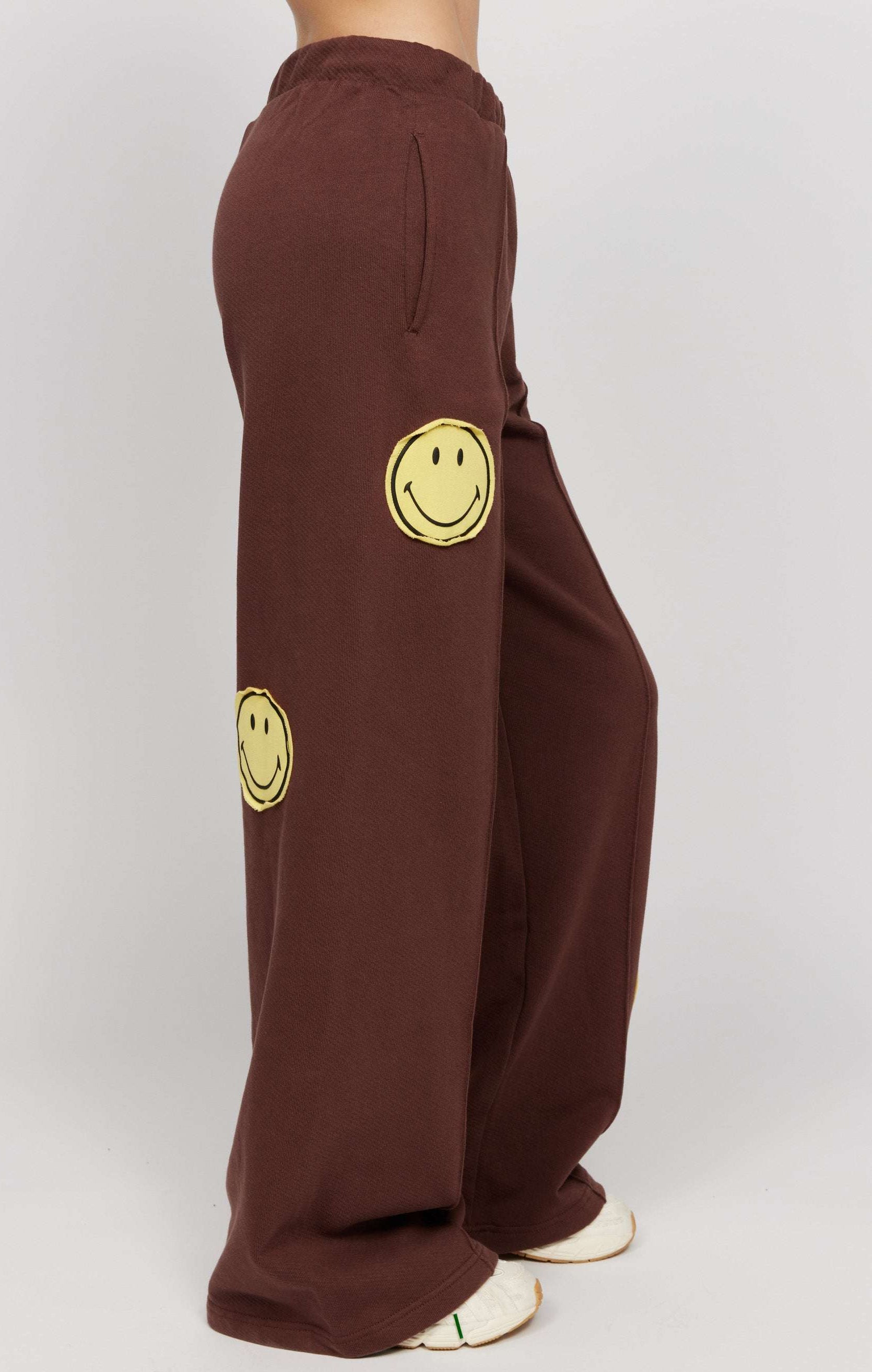 Samii Ryan Smiley® Straight Leg Jogger Pants Jogger Bottoms by Samii Ryan as seen on celebrities