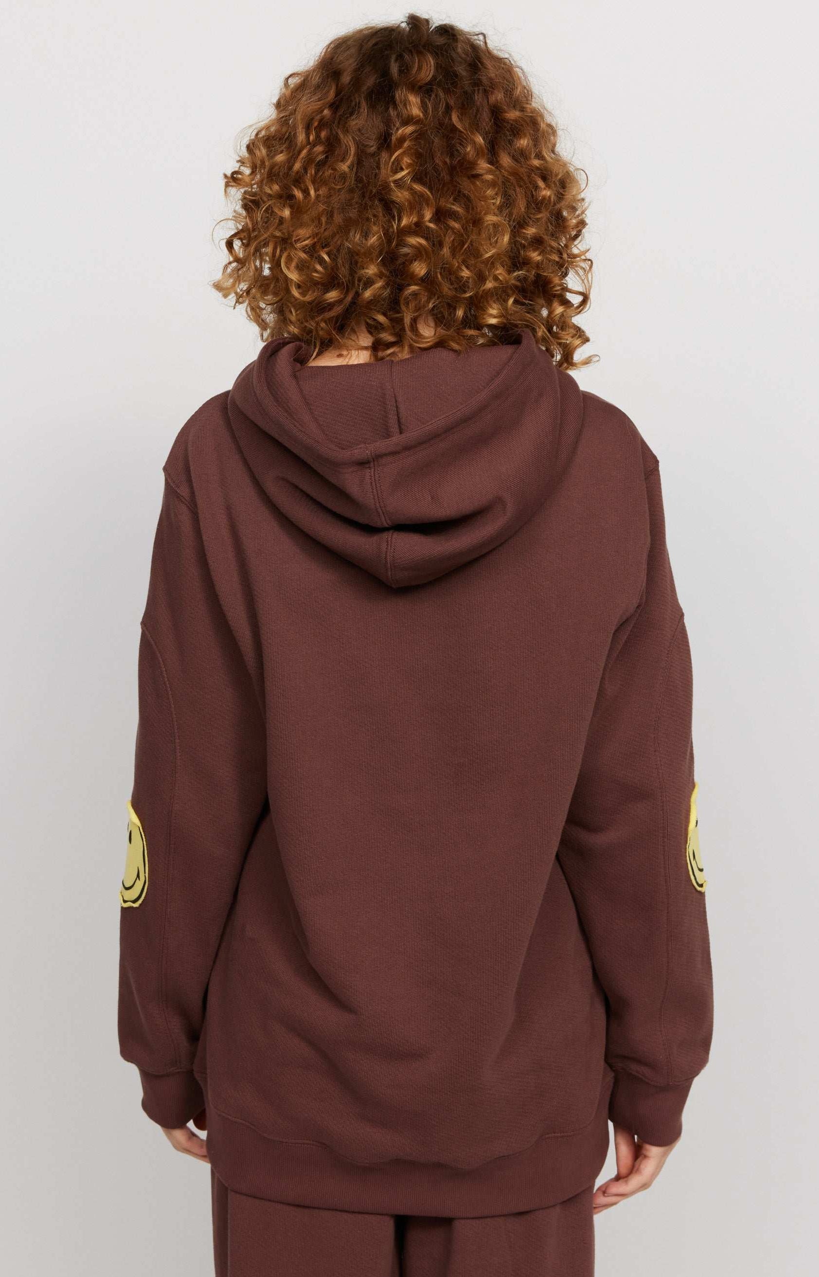 Samii Ryan Smiley® Oversized Hoodie Hooded Sweatshirt by Samii Ryan as seen on celebrities