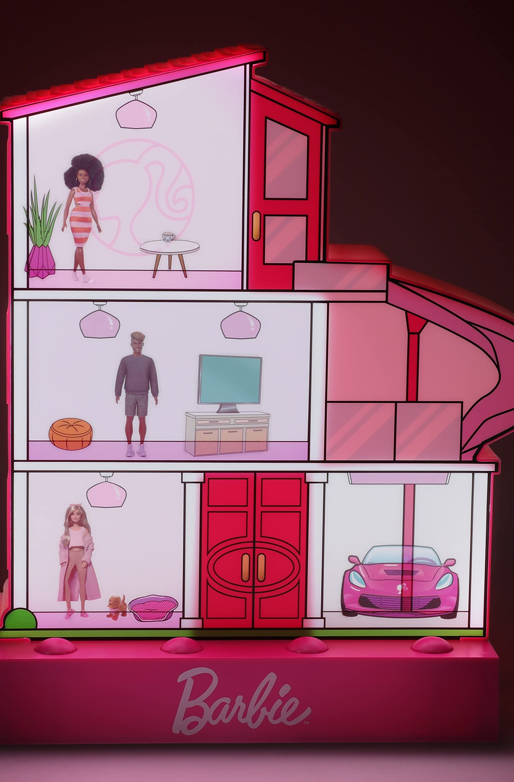 Barbie Dreamhouse Light with Stickers Night Lamp by Paladone as seen on celebrities