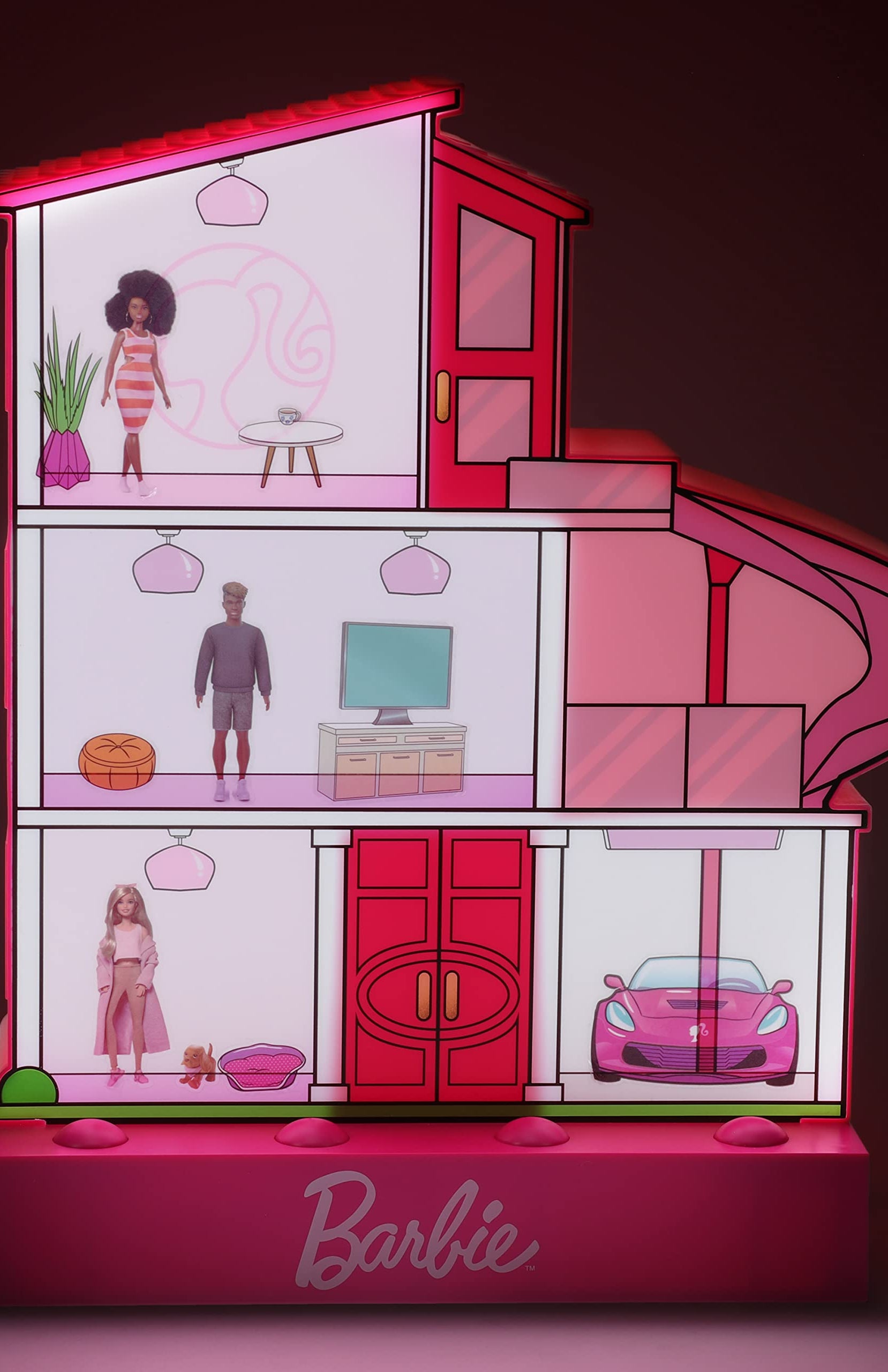 Barbie Dreamhouse Light with Stickers Night Lamp by Paladone as seen on celebrities