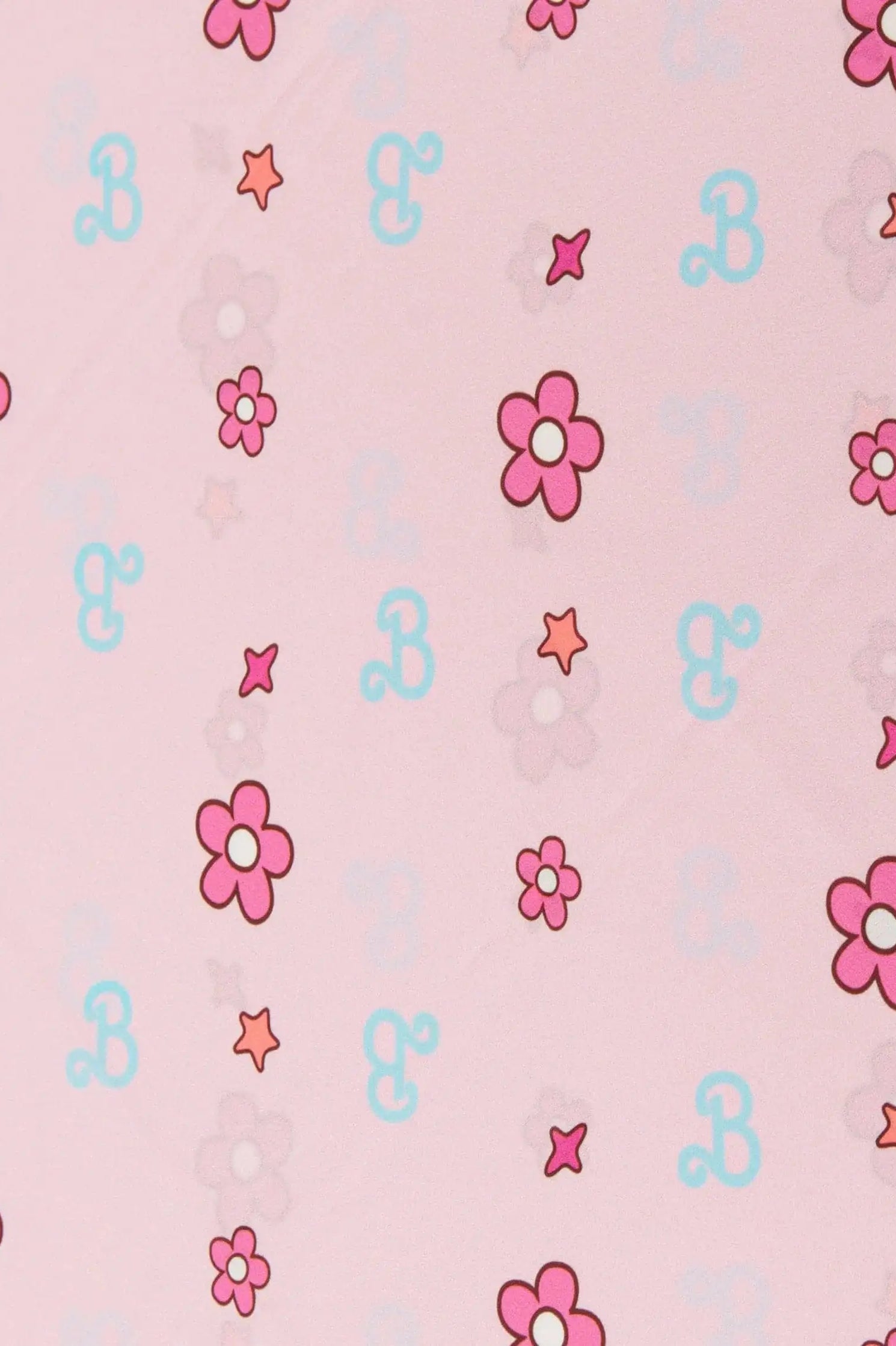 Barbie X Unique Vintage 1970s Pink Barbie Print Hair Scarf Scarf by Unique Vintage as seen on celebrities