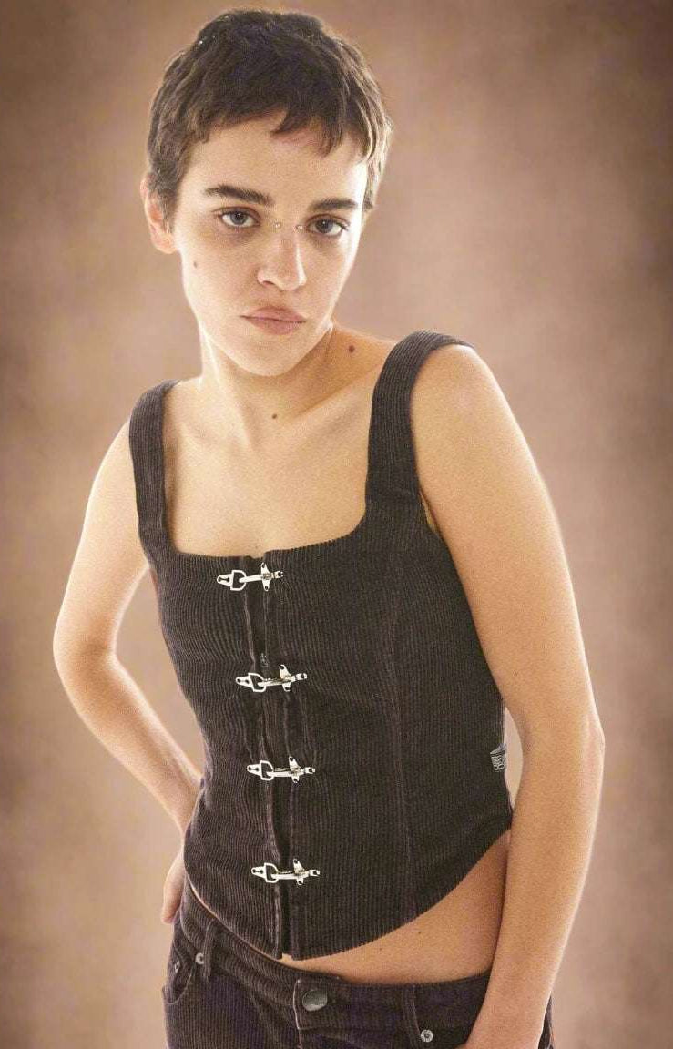 Basic Pleasure Mode Hot Chocolate Corset Top Corset by Basic Pleasure Mode as seen on celebrities