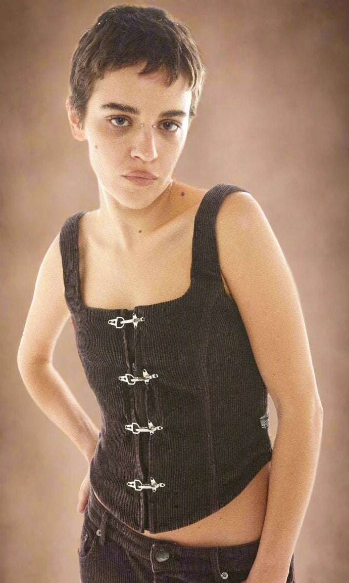 Basic Pleasure Mode Hot Chocolate Corset Top Corset by Basic Pleasure Mode as seen on celebrities