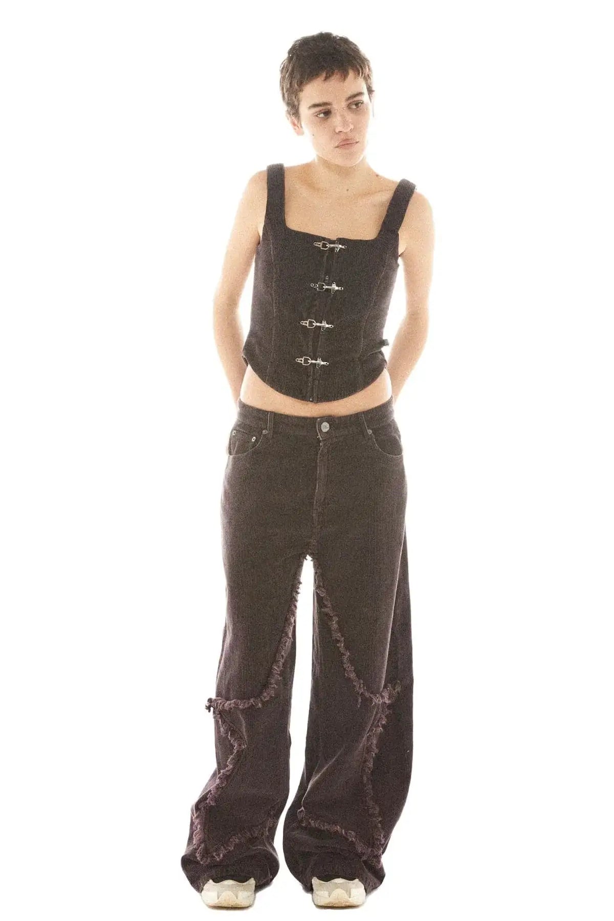 Basic Pleasure Mode Hot Chocolate Corset Top Corset by Basic Pleasure Mode as seen on celebrities