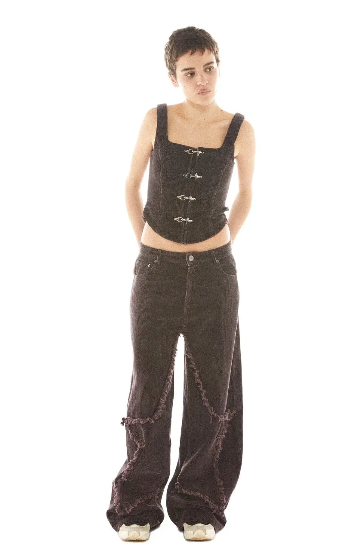 Basic Pleasure Mode Hot Chocolate Corset Top Corset by Basic Pleasure Mode as seen on celebrities