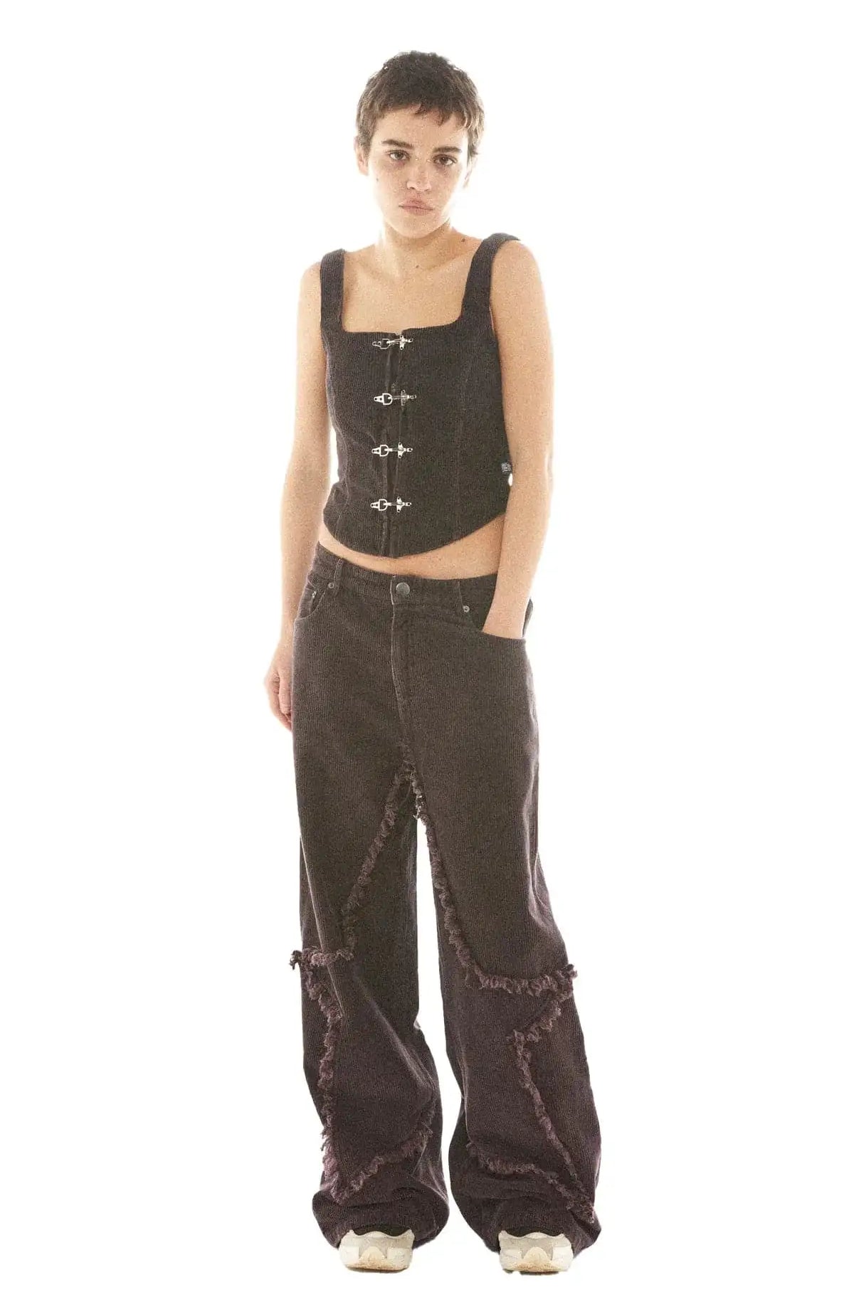 Basic Pleasure Mode Hot Chocolate Corset Top Corset by Basic Pleasure Mode as seen on celebrities