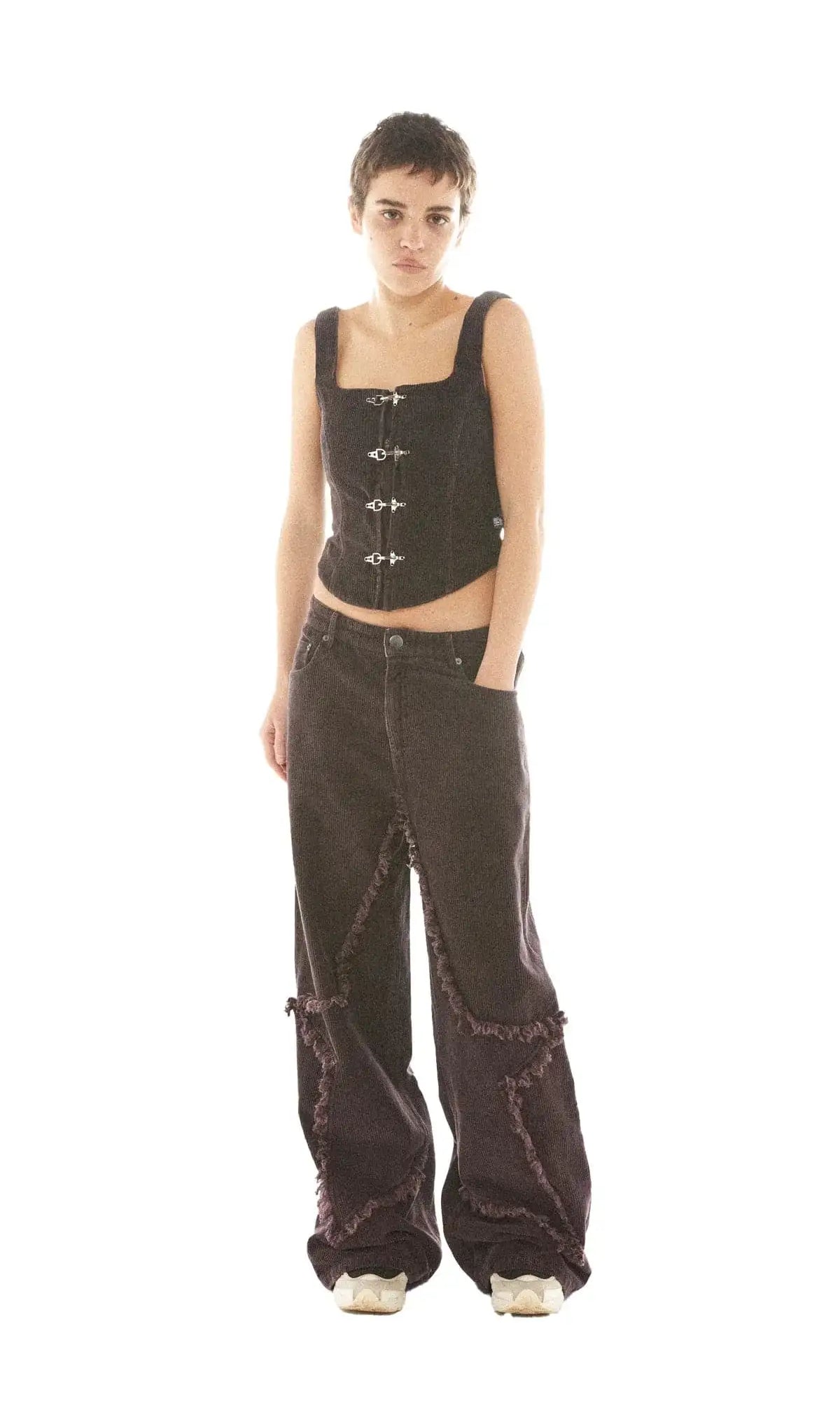 Basic Pleasure Mode Hot Chocolate Corset Top Corset by Basic Pleasure Mode as seen on celebrities