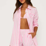 Beach Riot Cassidy Prism Pink Blouse Shirt by Beach Riot as seen on celebrities