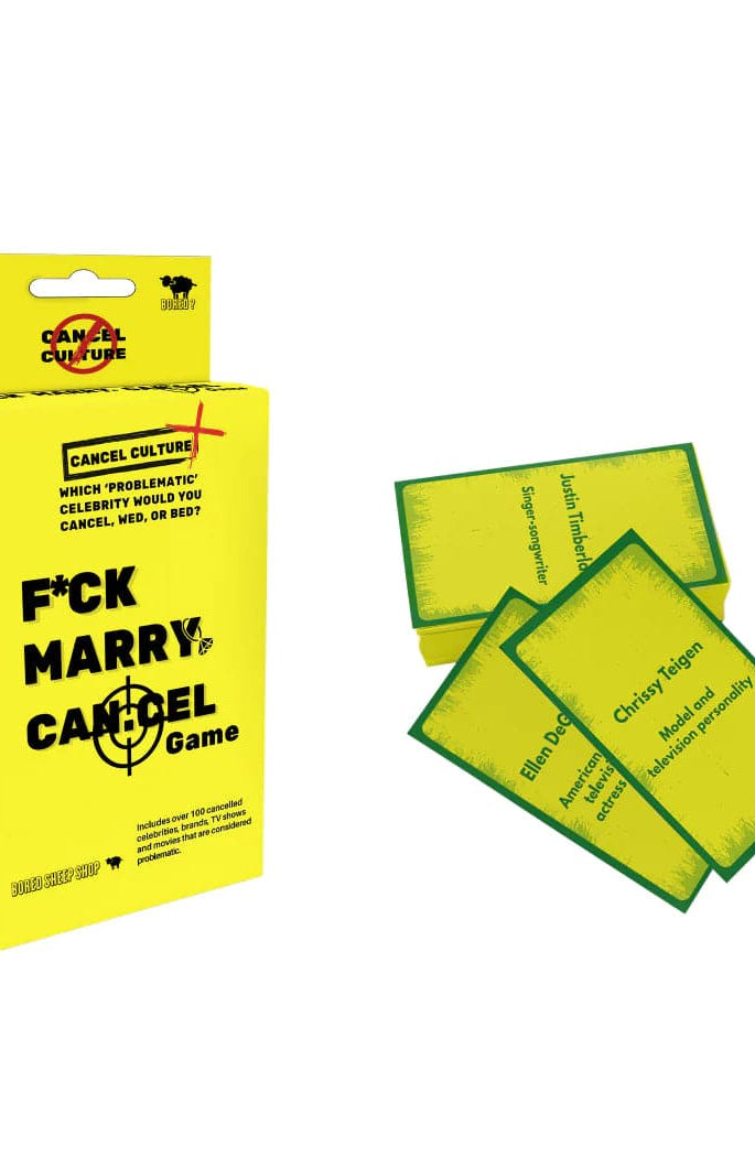 Bored Sheep F**K Marry Cancel Game Game by Bored Sheep as seen on celebrities