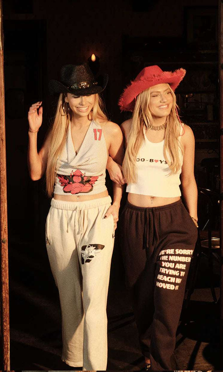 Boys Lie 1-800 Heart Kimmy Jogger Pant as seen on Kristin Cavallari Jogger Bottoms by Boys Lie as seen on celebrities