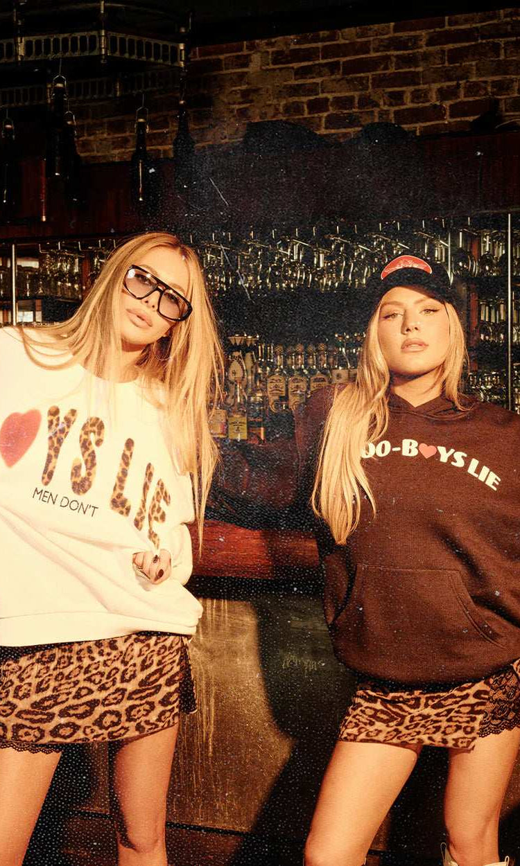 Boys Lie 1-800 Heart Racer Hoodie Sweater by Boys Lie as seen on celebrities