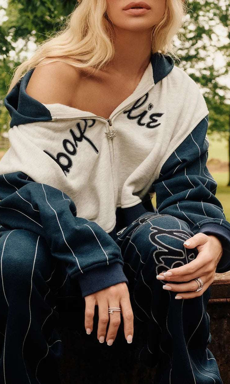 Boys Lie The Big Leaguer Alex Zip up Hoodie